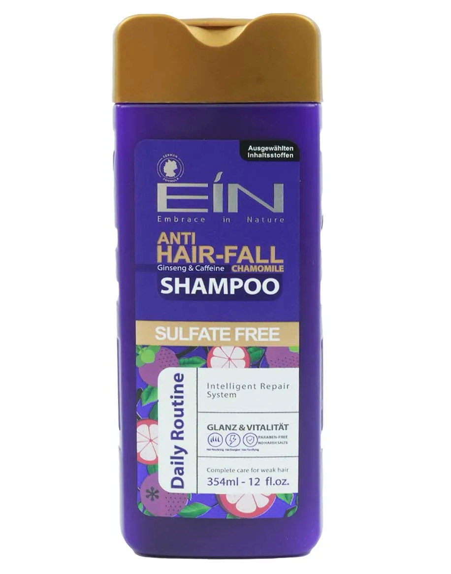 شامپو ضد ریزش مو ای آی ان فاقد سولفات 354 میلی لیتر