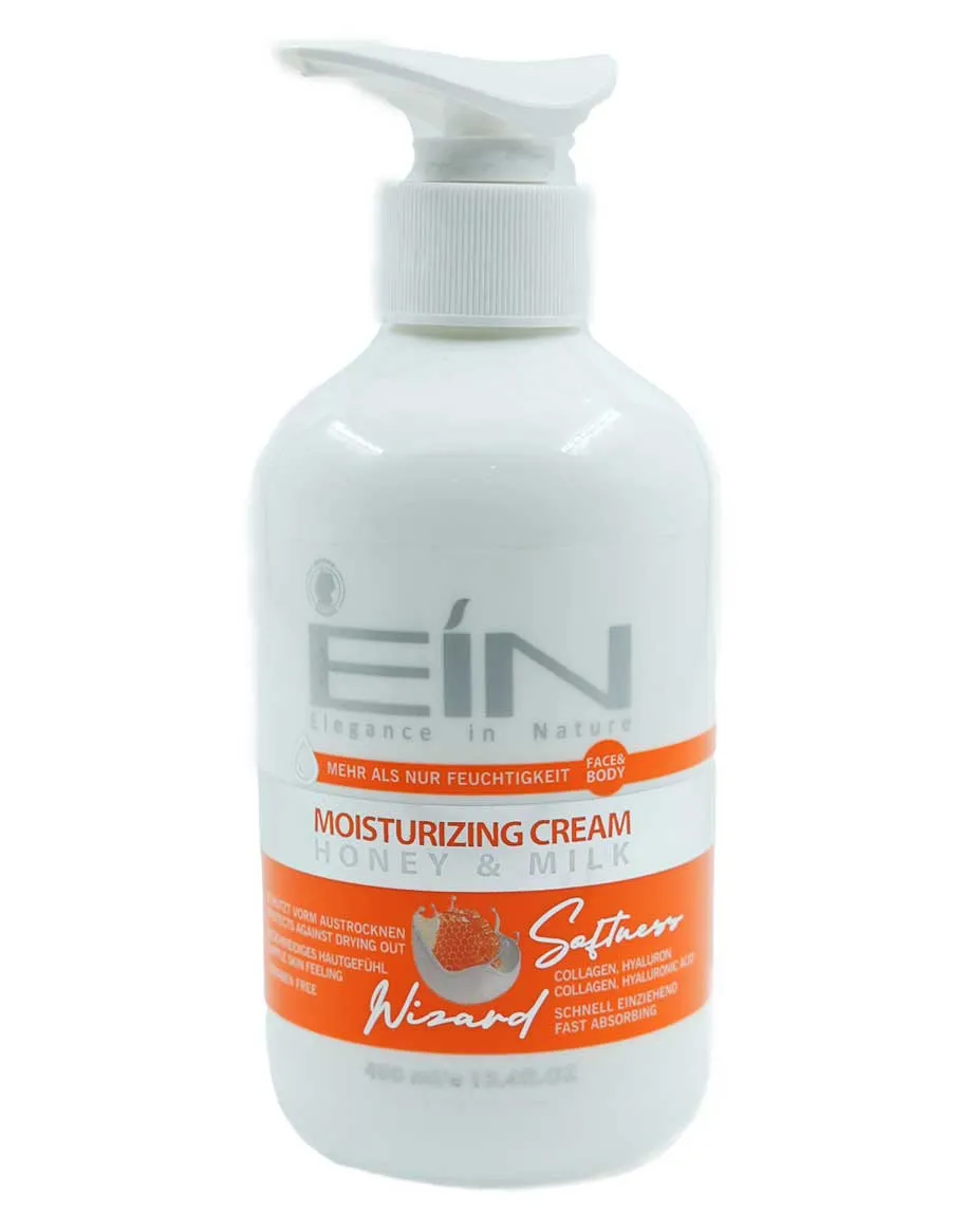 کرم نرم کننده و مرطوب کننده پوست ای آی ان حاوی شیر و عسل